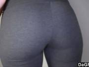 Fat Ass Wrapped In Tight Yoga Pants