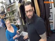 Nerd Student Sells Her Books And Her Twat At The Pawnshop