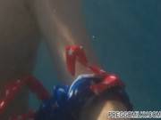 Squirting Milk Underwater Lactation
