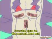 Roped Hentai Guy Gets Licked Her Cock By Busty Anime