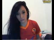 Very Beautiful Soccer Girl Playing And Squirting In Webcam