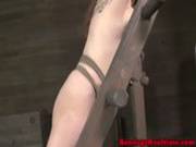 Bdsm Sub Spanked While Restrained