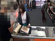 Busty Pawnshop Amateur Showing Tits Off