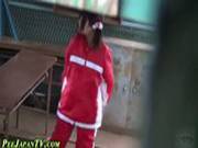 Asian Teeny Pees Outside