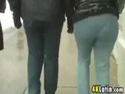 Big Latin Booty During Winter