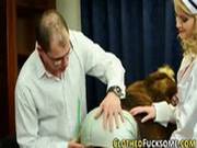 Clothed Euros Share Cock