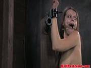 Bdsm Sub Open Mouth Gagged And Spanked