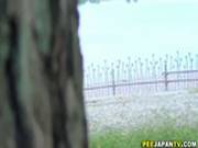 Asian Teen Gushes Piss