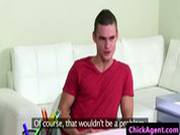 Chick Agent Teases Male Client