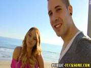 Slut Euro Has Public Sex