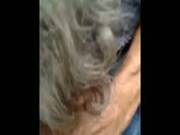 Granny Jerks Off A Cock Outside