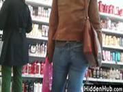 Milf Booty In Jeans At The Store