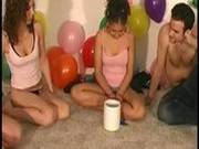 Shy Teen Gets Boobs Sucked In A Sex Game