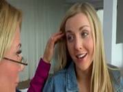 Smart Threesome Fucking With Milf In The Bed