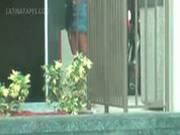 Latina Teeny Gets Her Breasts Worked In A Car
