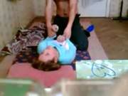 Russian Caucasian Fucks His Girl On The H 