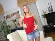 Dirty Blonde Moans Hard As Is Pounded Up Her Ass