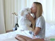 Blonde Teen Getting Stuffed Hard