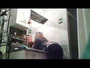 Hidden Cam Catches A Girl Getting Naked