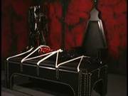 Red And Black Latex Sluts In Bondage