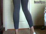 Latina Kenna Wetting Her Pants Tight Jeans