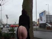 Amateur Flasher Alyss Outdoors And Chubby 