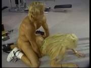 Vintage Blonde Fucked In Gym