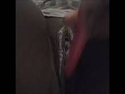 Naughty Ebony Bitch Squirting Orgasm