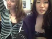 Asian Teen And Her Friend Show