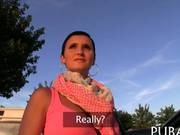 Brunette Teen Is A Fan Of A Big Cock Swallowing 