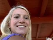 Blonde Teen Love To Be Bent And Doggy Style Ravaged 
