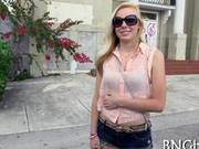 Blonde Teen Sells Her Pussy For Cash 