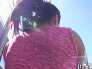 Amateur Babe Shamelessly Fucking In Public