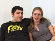 Horny Black Dude Fucks Very Hot Blonde Slut With Glasses And Cums All Over Them