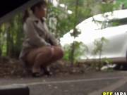 Amateur Asian Chicks Relieve Themselves In Public