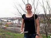 Iveta Is Getting Banged From Behind After She Sucked A Dick In A Public Place
