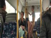 Sexy Lovers Fucking In A Public Bus