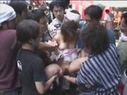 Cute Japanese Teen Stripped And Fucked By Many Guys