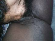 Ebony Hoodrat Gets Her Pussy Licked Good 