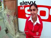 Fucking Glasses Bored Cutie Fucked For Cash