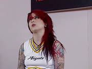 Punk Cheerleaders Fuck With A Young Stud After The Game