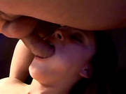 Icy Hot Brunette Takes On Two Cocks In A Spicy Ffm Threesome