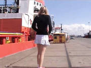 Disgraceful Dutch Teen Flashes Her Lady Parts In Different Outdoors Spots