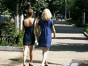 Lovely Lesbian Teens Take A Walk Before Having Passionate Sex