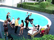 Sperm Addicted Sluts Are Having An Unforgettable Outdoor Party