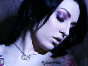 Pale Tattooed Chick Demonstrates Deepthroat Talent To Horny Boyfriend