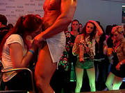 A Hung Male Stripper Plows An Amateur Woman On Stage
