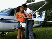 Hot Tempered Euro Babe With Tight Body Fucks Horny Plane Pilot