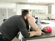 Pretty Teen Gets Her Pussy Polished And Sucks Huge Dong