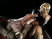 Sizzling Chicks Lana, Shay & Lindy Fuck One Lucky Dude